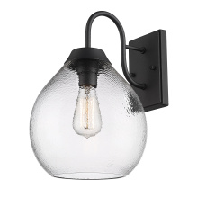 Golden 1094-OWM NB-HCG - Golden Lighting Ariella 1-light Outdoor Wall in Natural Black